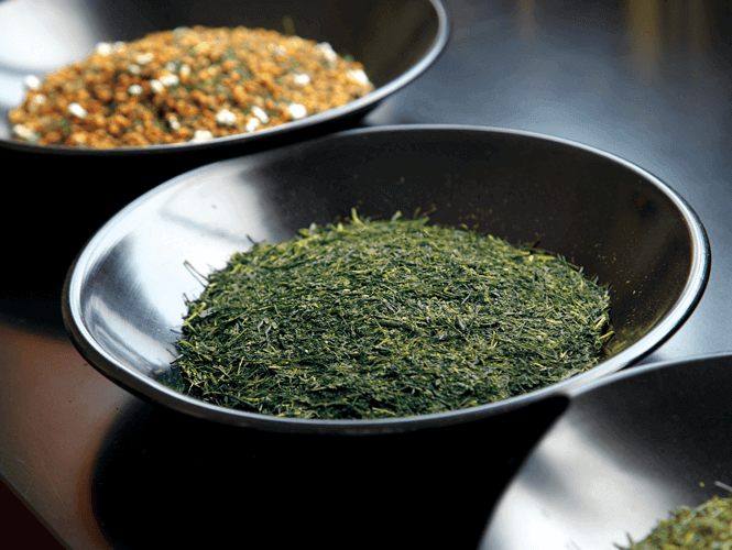 写真:おいしい「深蒸し茶の郷 掛川」